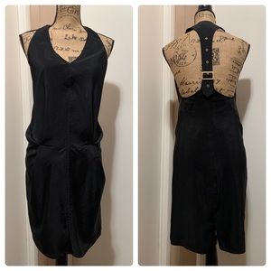 RACHEL Rachel Roy Elegant Black Halter Mini Dress